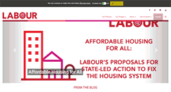 Desktop Screenshot of labour.ie