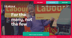 Desktop Screenshot of labour.org.uk